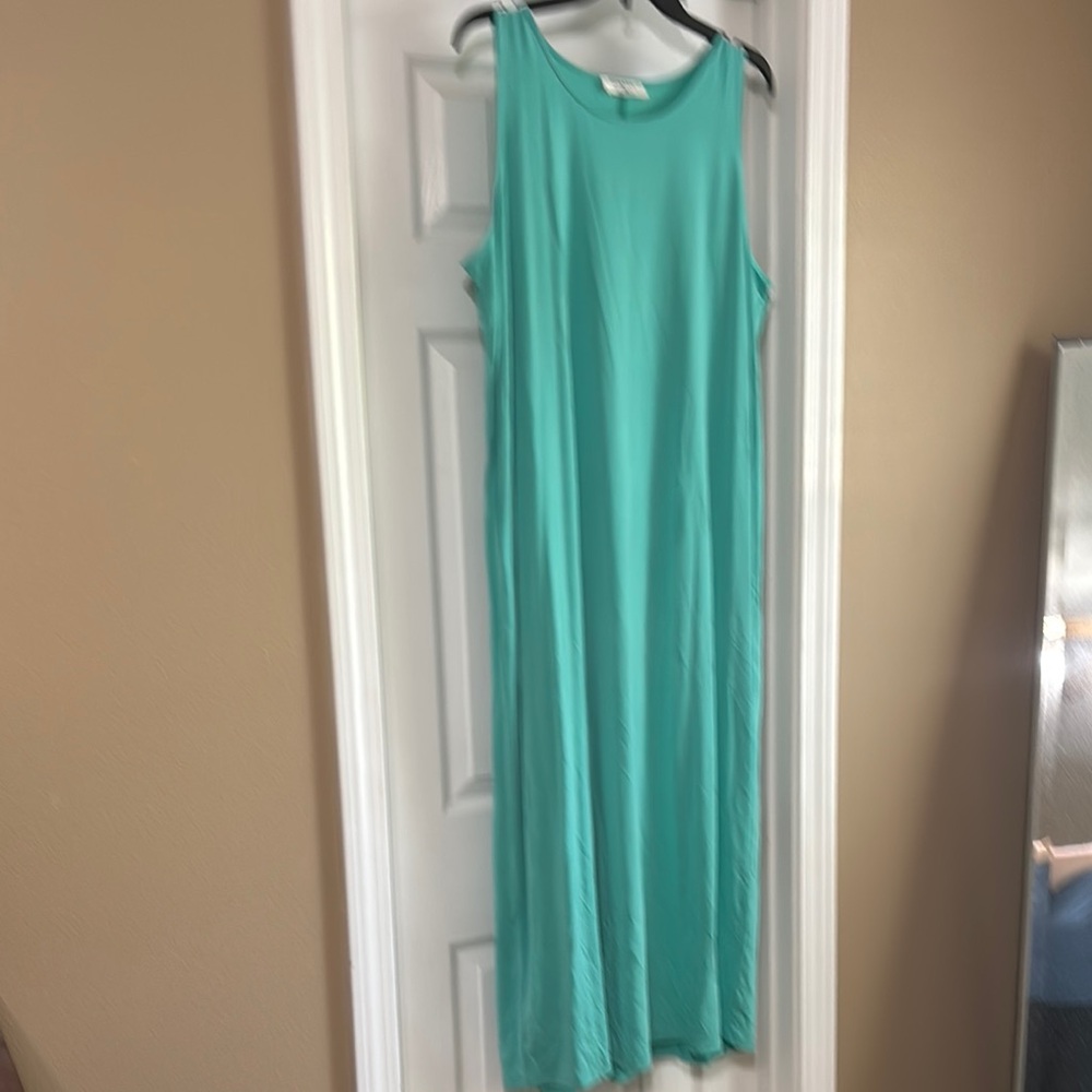 Zenana Teal Sleeveless Dress